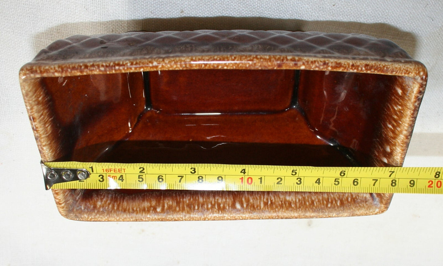 Vintage Brown Shawnee Planter 404 7''