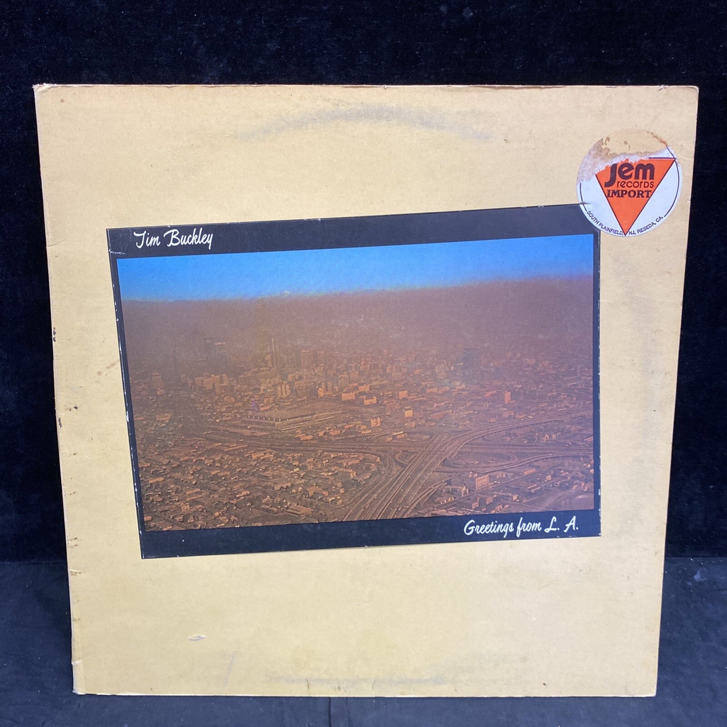 TIM BUCKLEY Greetings From L.A. WARNER BROS K46176 LP Die-cut Postcard