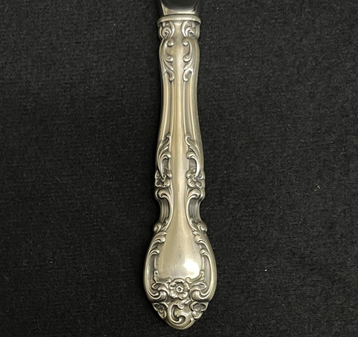 Melrose by Gorham 42.7g Sterling Modern Hollow Butter Spreader 6 1/4 in