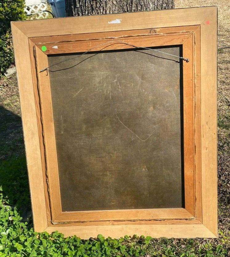 Portrait of Saint St. Paul 19th c. Old Master School Oil on Canvas Painting