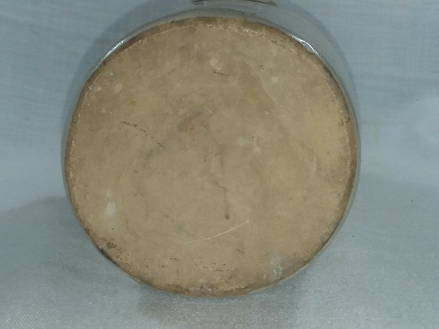 Antique Stoneware Foot Warmer Pottery WKS Boston, Mass. 10.5"