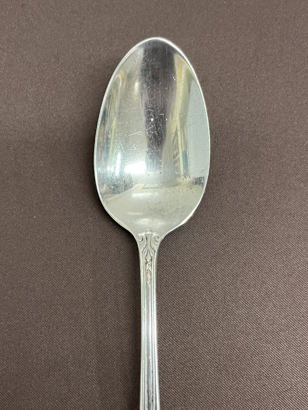 Rose Point by Wallace 26g Sterling Silver Teaspoon 6"