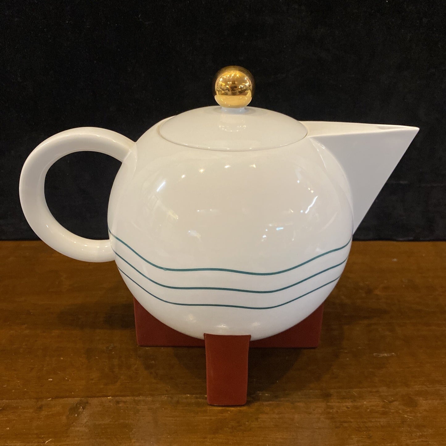 Swid Powell “The Big Dripper” Coffee Pot Michael Graves Art Deco Vtg Mint BH279