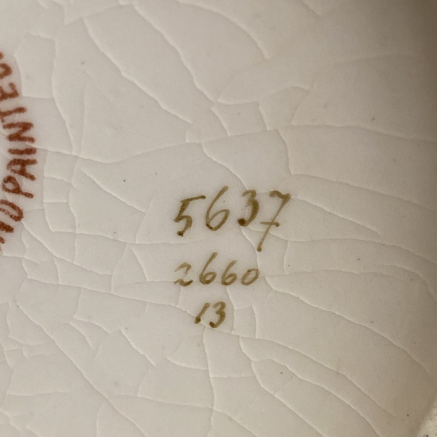 Antique Habsburg Vienna Handpainted Porcelain Vase  Signed  T. Valle