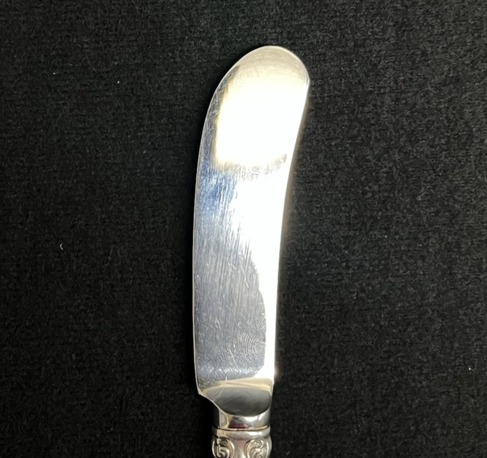 Melrose by Gorham 38.37g Sterling Hollow Handle Paddle Butter Spreader 6 1/8 in