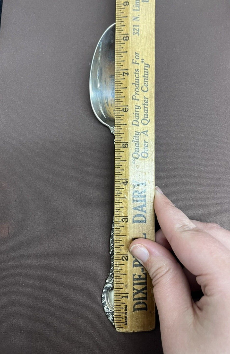 English Gadroon by Gorham78.8g Solid Sterling Silver Serving Spoon 8.5"