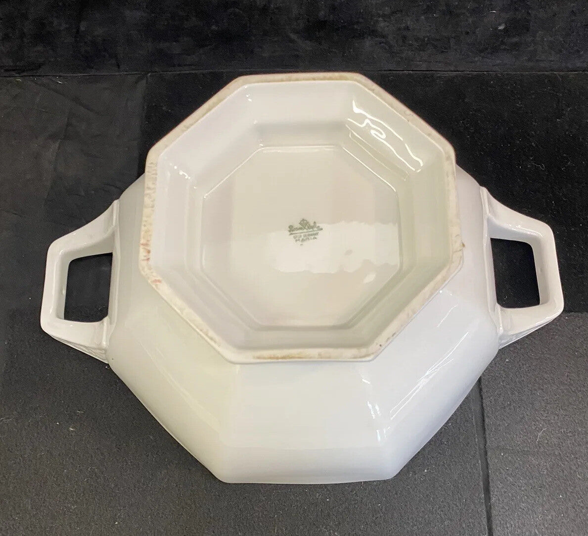 Vintage Rosenthal China Large Soup Tureen  Maria White  Classic Rose