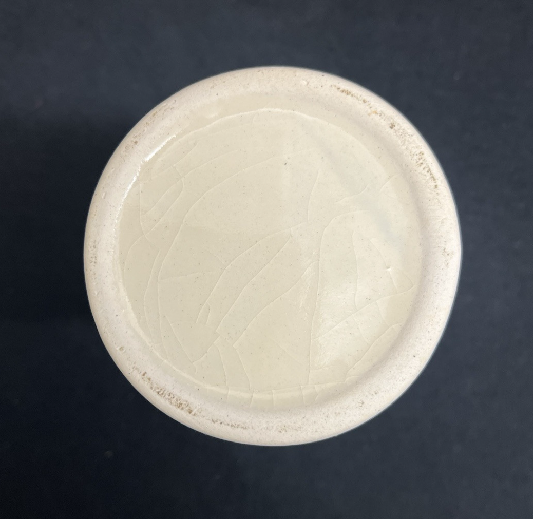 Boleslawiec Polish Pottery Lady Candle Holder, Peacock Pattern, 5.25 in