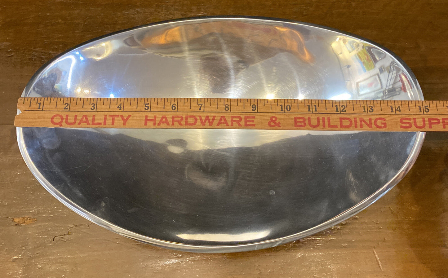 Vintage 1990 NAMBE 668 15-INCH Sculpture LAVA BOWL w/ original bag BH297