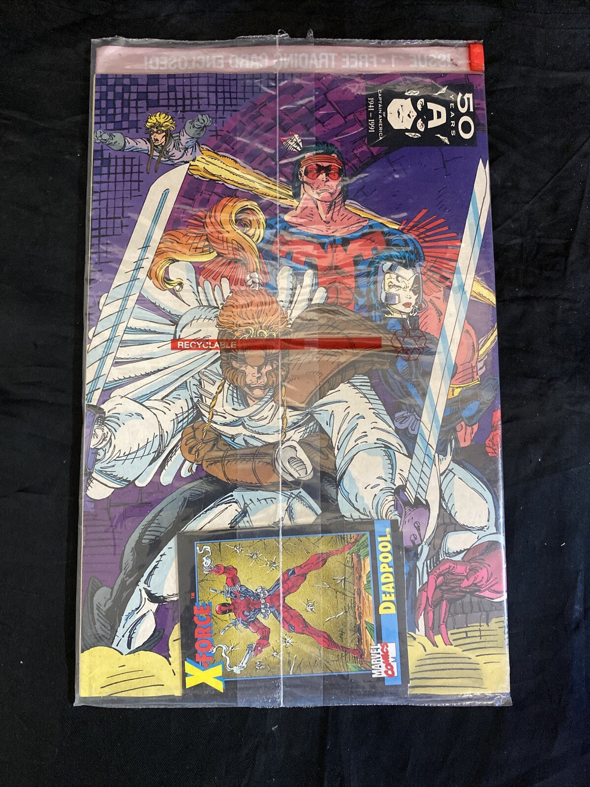 X-Force #1 Marvel Comic Books Sealed with Trading Card Collector's Edition