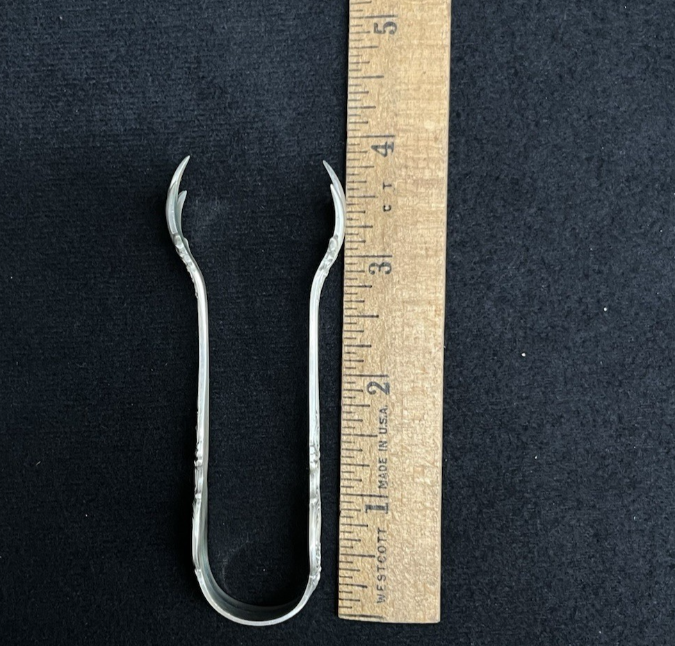 Melrose by Gorham 27.34g Sterling Silver Sugar Tongs 4"