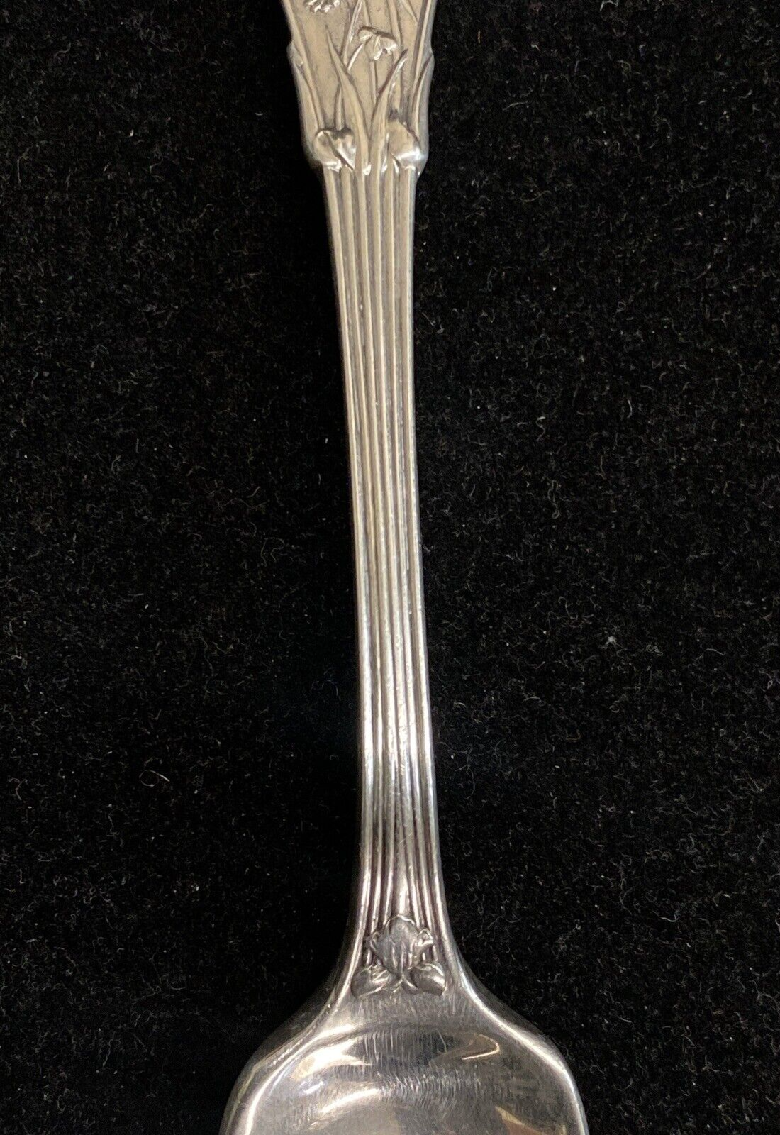 Japanese by Tiffany & Co Sterling Silver 6 3/4" Four Tine Salad Fork RARE mono S