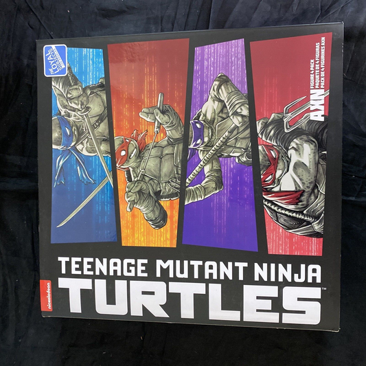 Teenage Mutant Ninja Turtles BST AXN Turtles IDW Comic Black & White SDCC 4 Pack