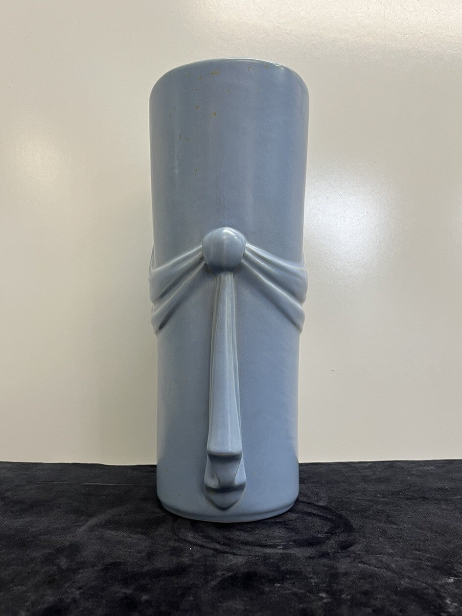 Weller Pottery 14" Ragenda Blue Draped Swag Vase B7