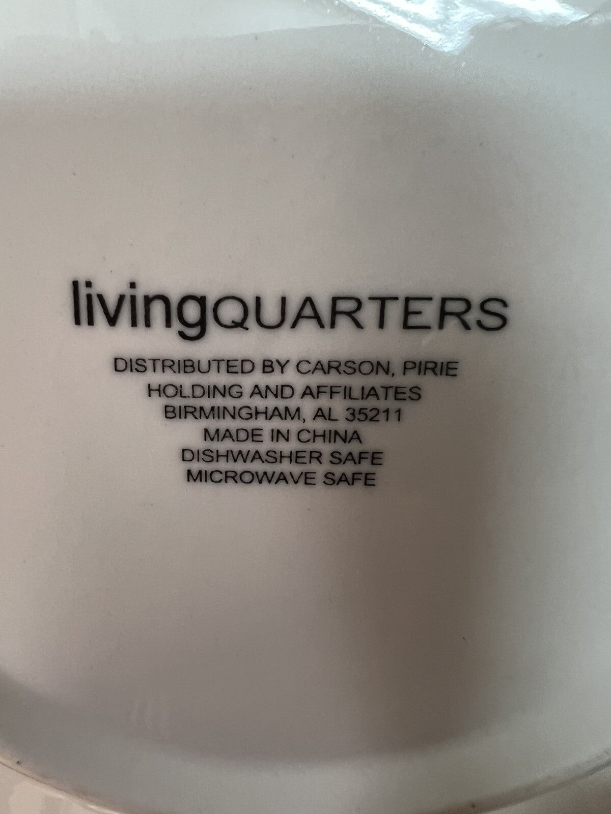 Set of 8 Livingquarters White Rim Soup Bowls, 9"  Free shipping