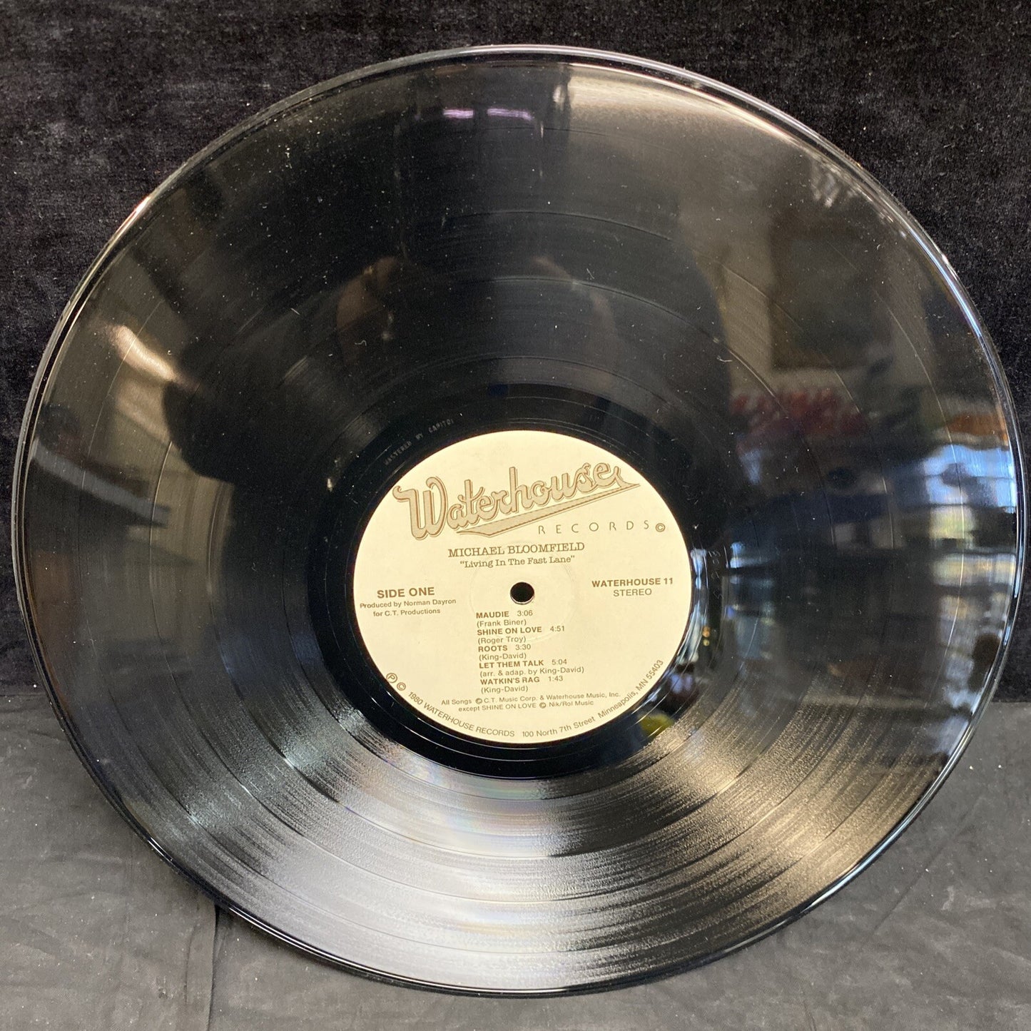 MICHAEL BLOOMFIELD "Living in the Fast Lane" WATERHOUSE 11 NM/VG+