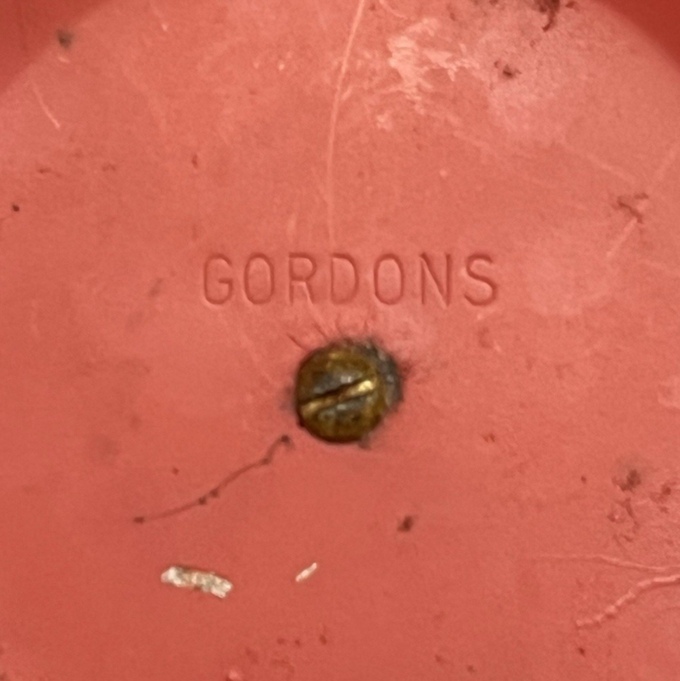 Vintage Gordon’s Foods Large Glass Snack Jar With Original Metal Lid 1940s