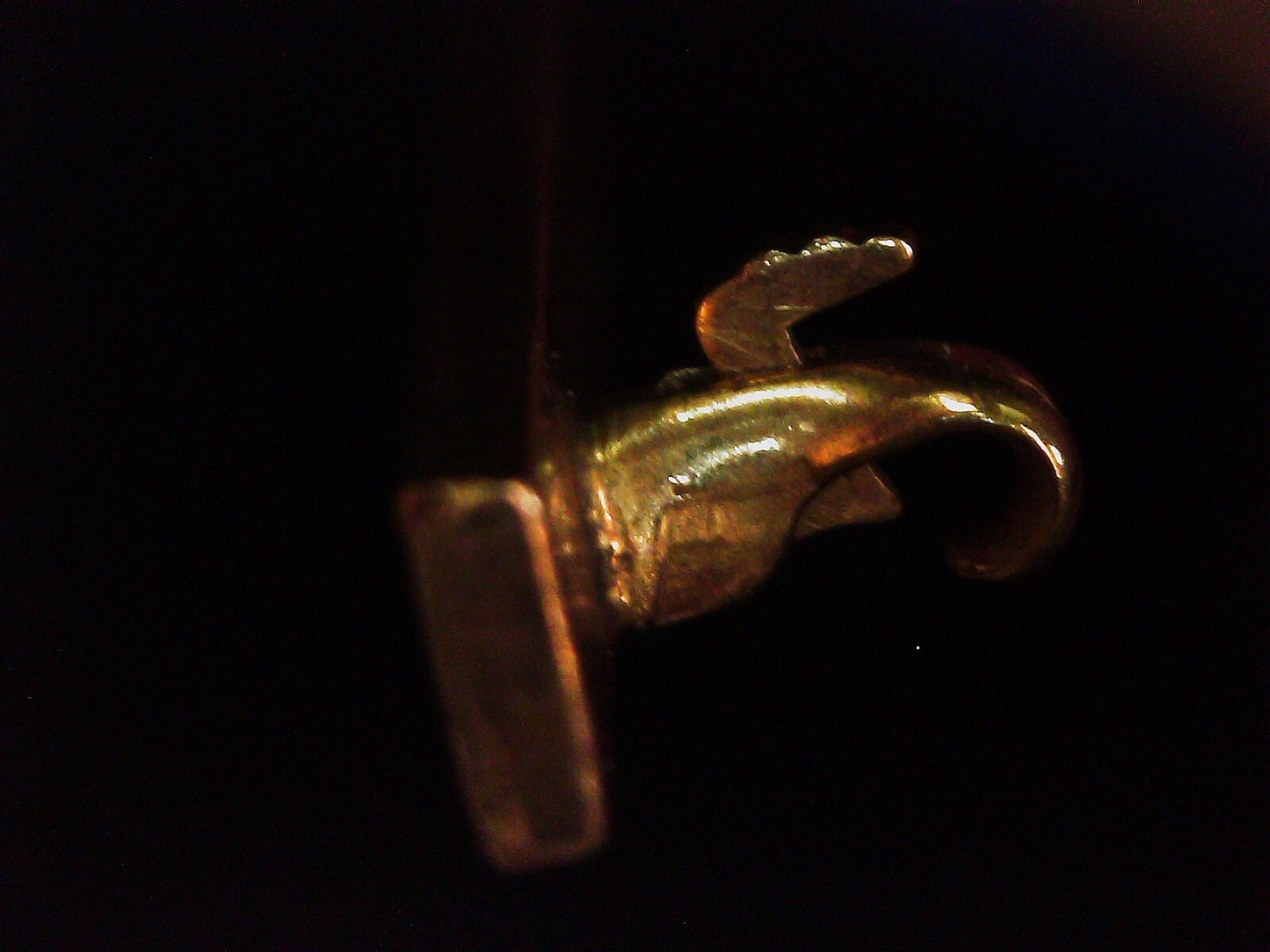 Antique 10K Yellow Gold Beauty Baby Pin 1.8g