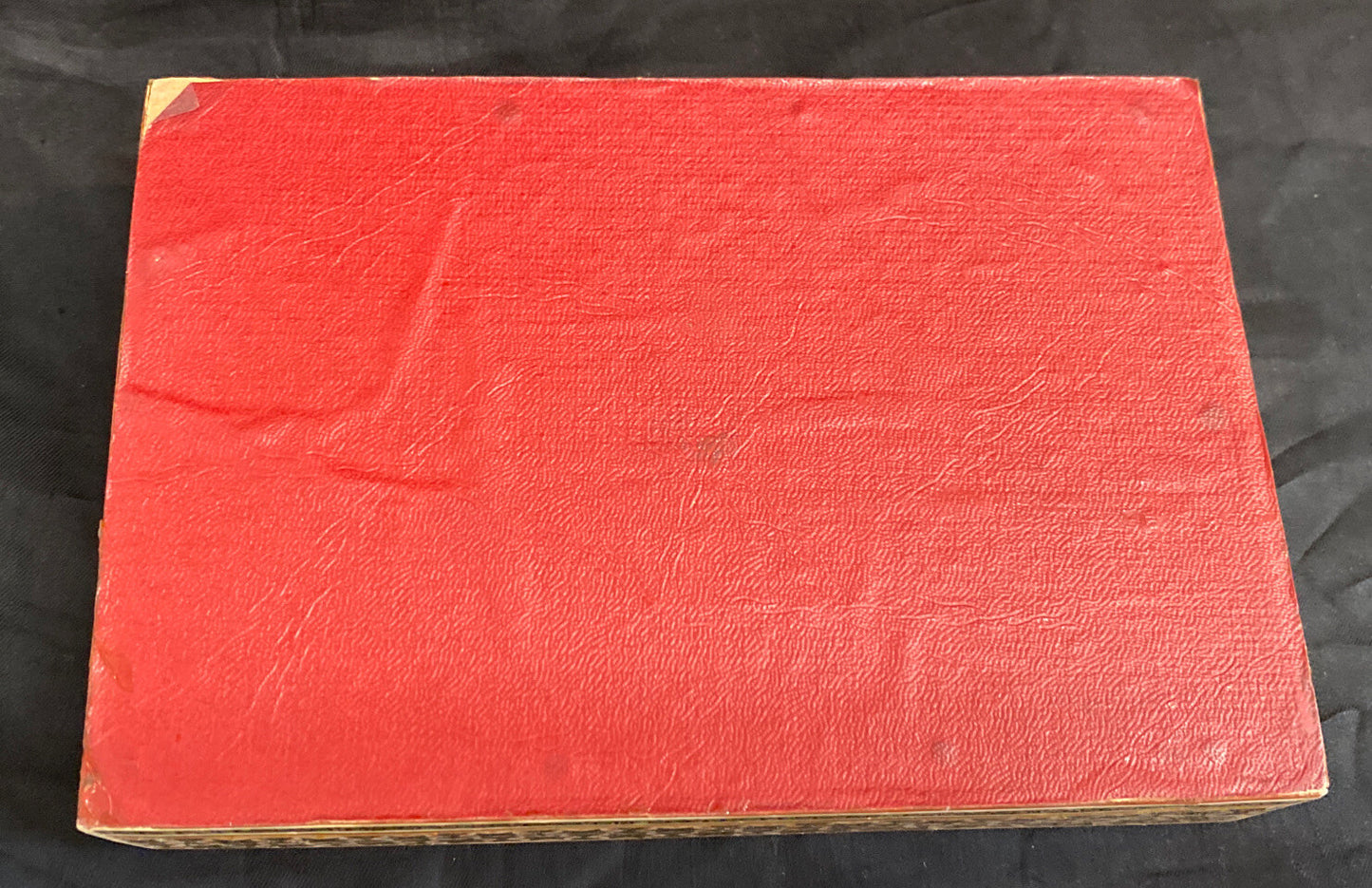 Vintage Wooden Inlaid MosaicTrinket Box BH131