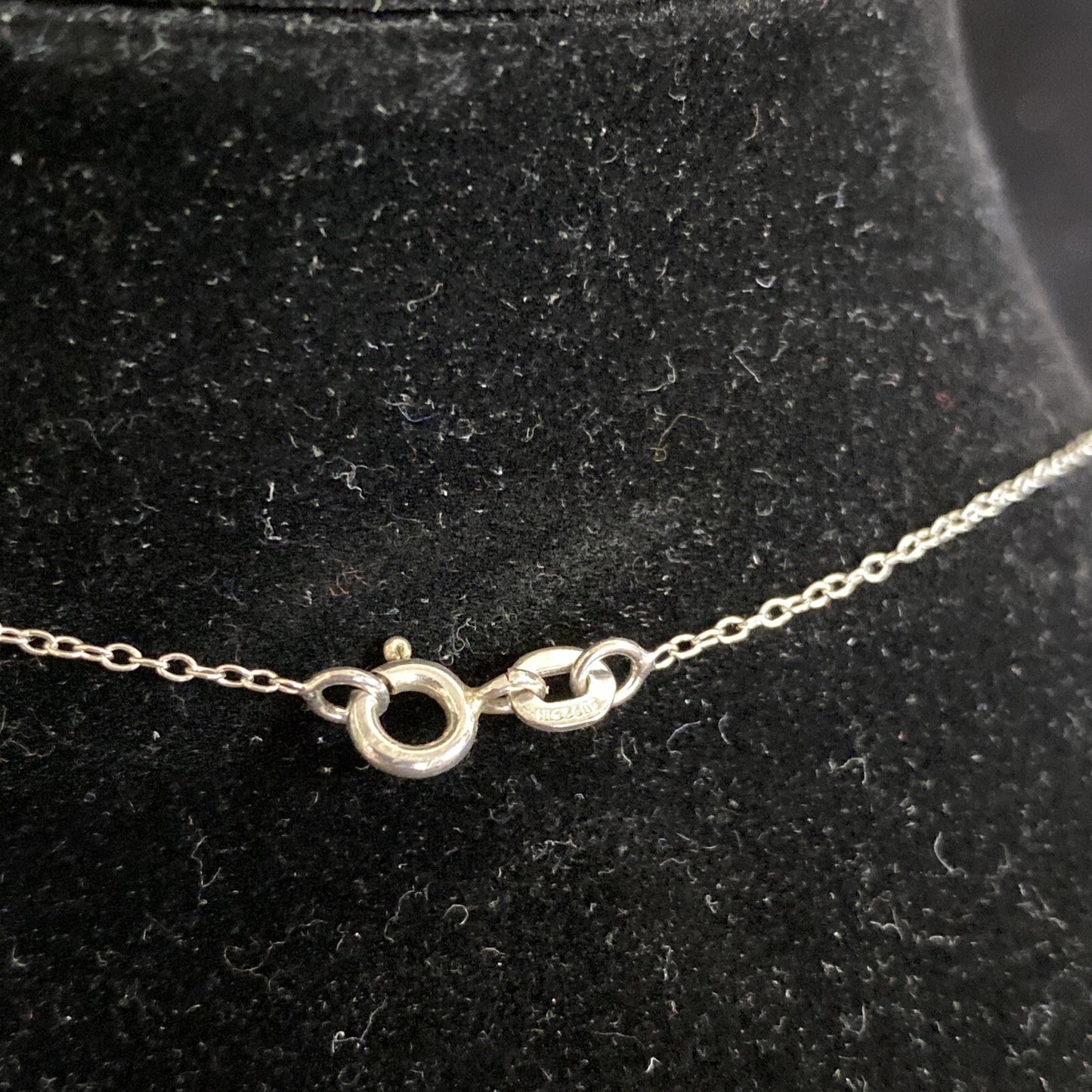 STERLING SILVER SU CUT OUT DESIGN PENDANT CHAIN NECKLACE 925 FINE