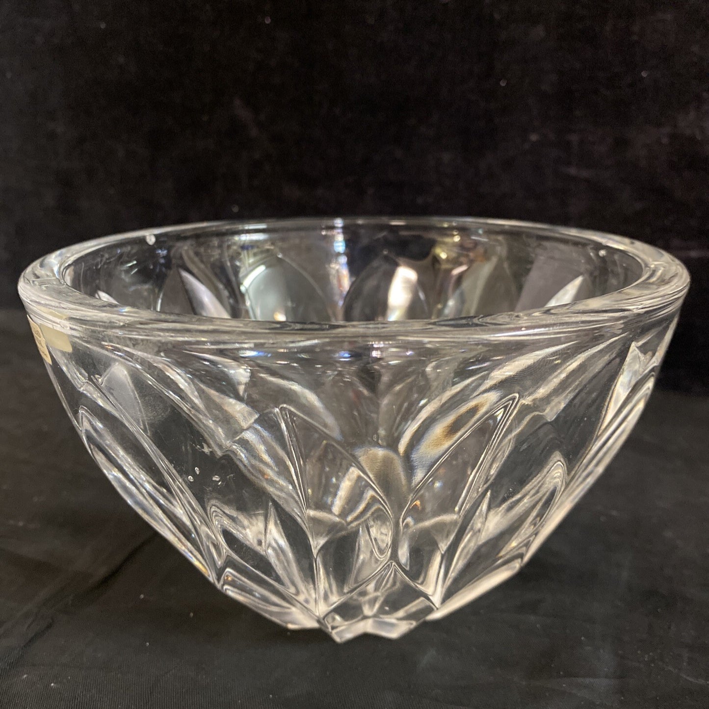 Vintage Kosta Art Glass Crystal Petal Bowl - Perfect and Glowing! Sweden Perfect