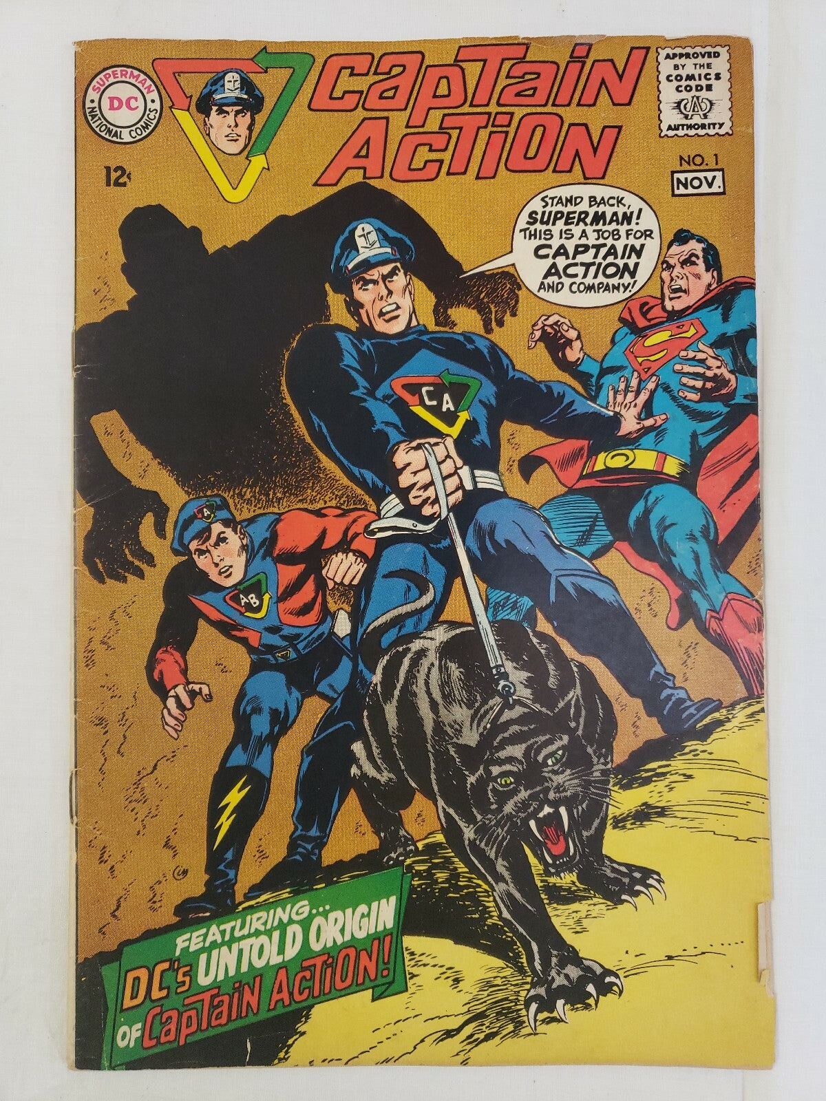 Captain Action #1 Silver Age DC
