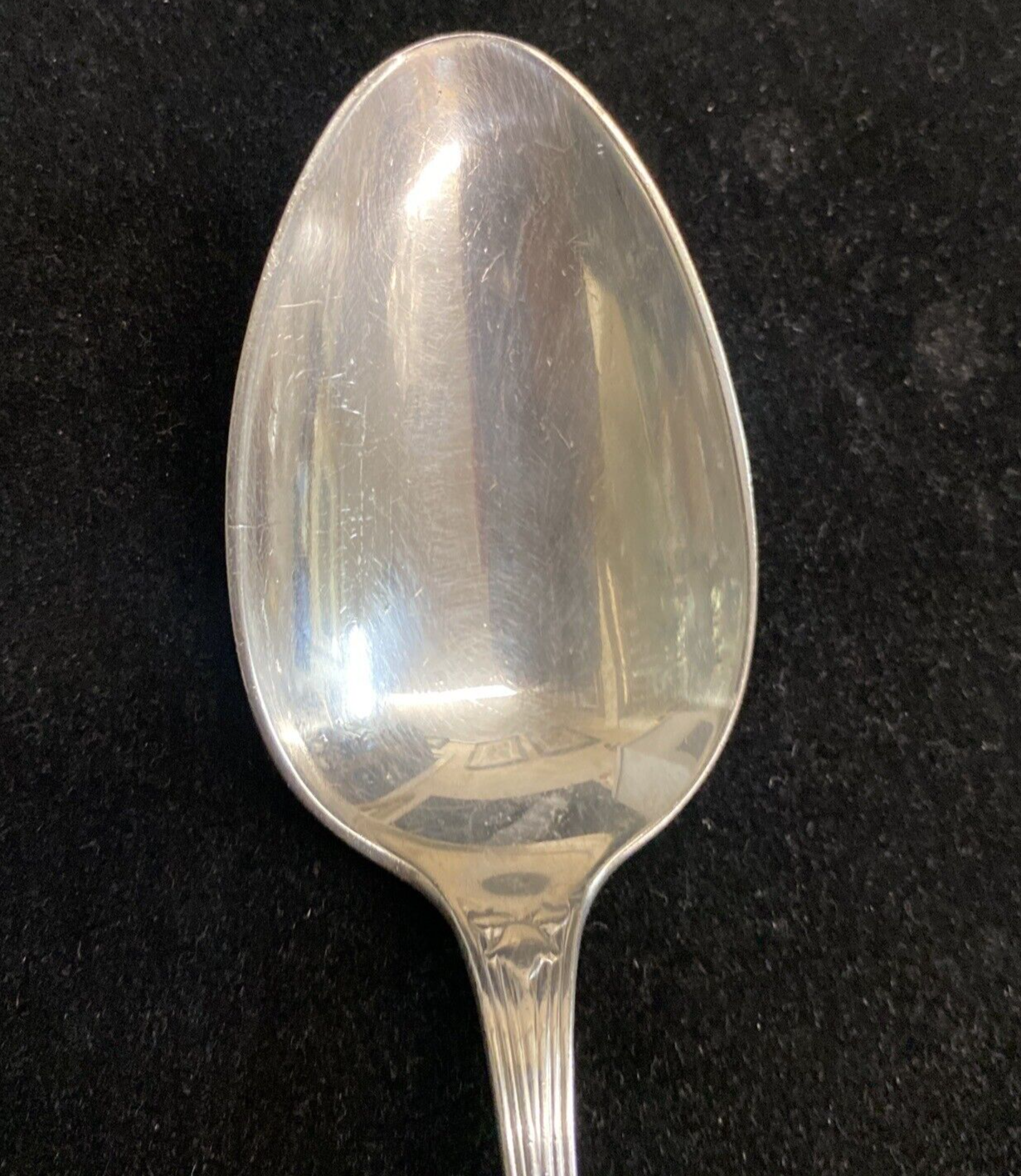 Japanese by Tiffany and Co Sterling Silver Soup Place Spoon 7 1/4" mono  3 avail