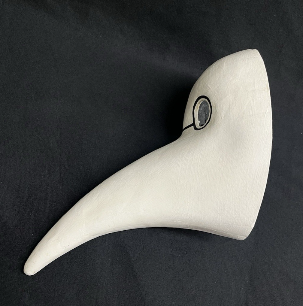 Set of 2 AGOSTINO DESSI & ALICE ATELIER ITALIAN PAPIER MACHE THEATER OPERA MASKS