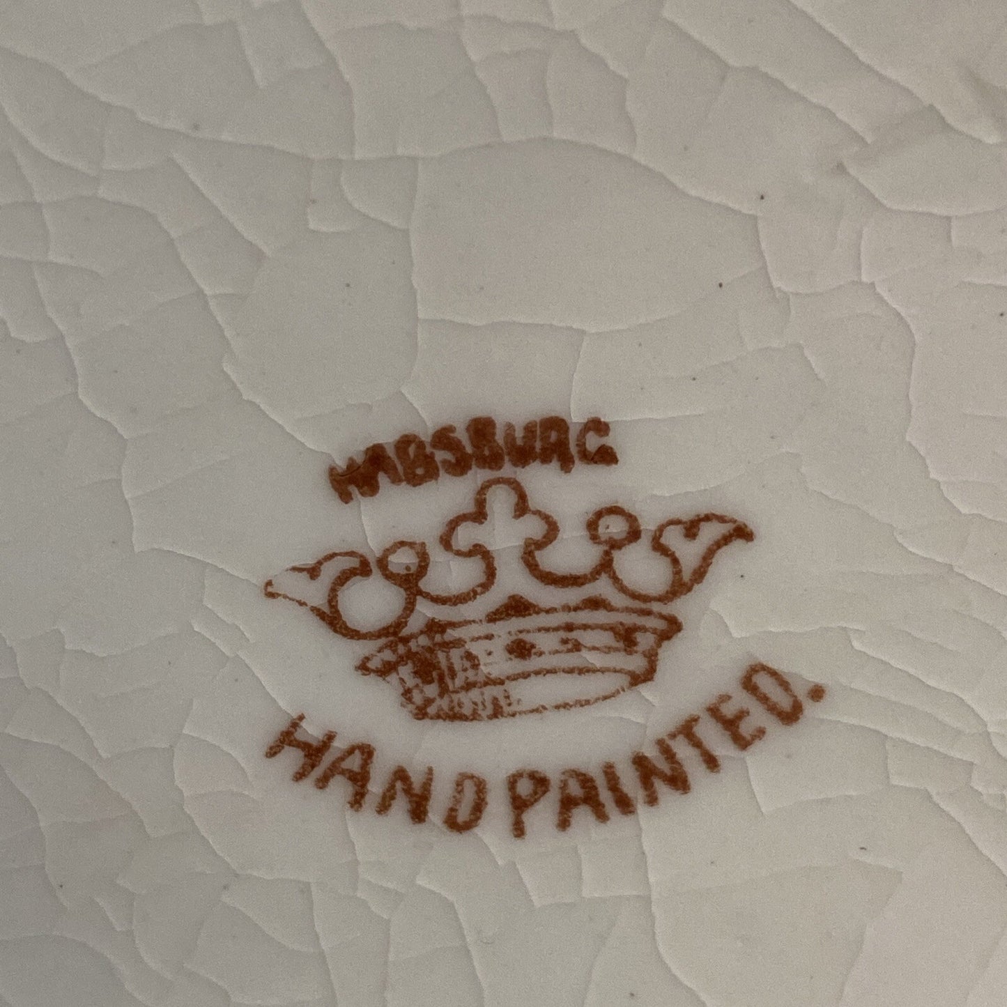 Antique Habsburg Vienna Handpainted Porcelain Vase  Signed  T. Valle