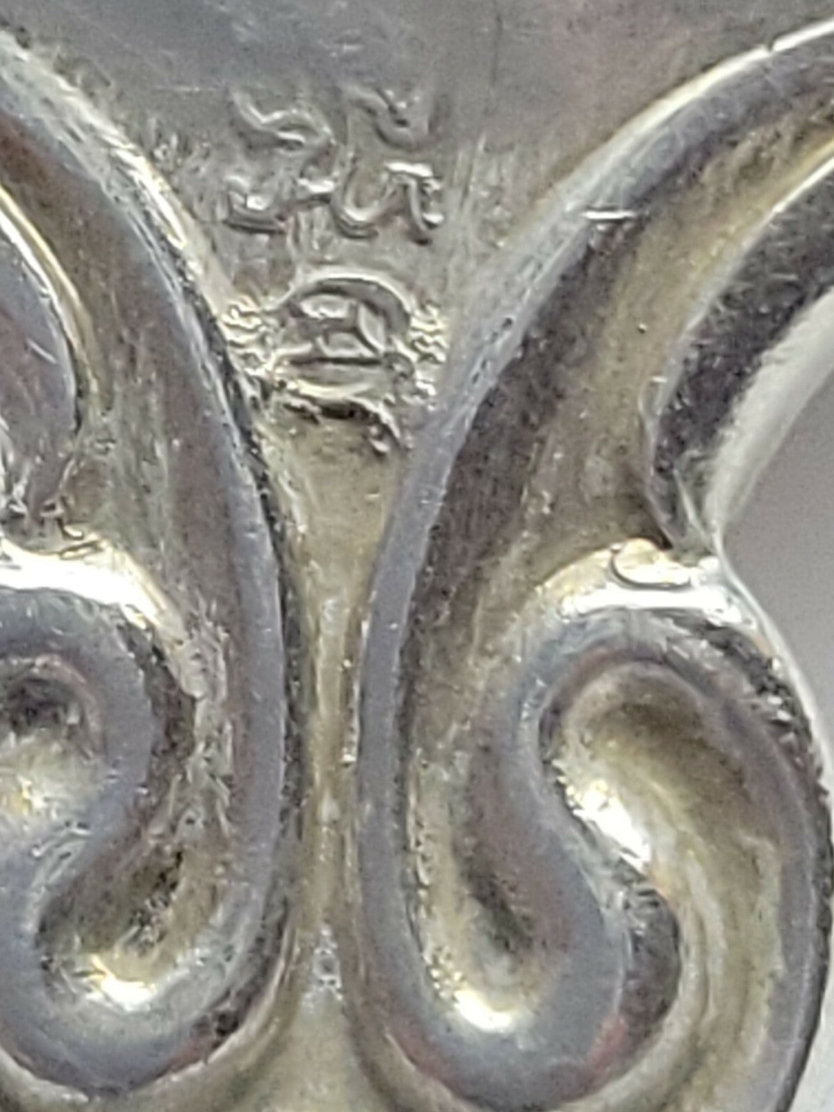 Violet By Whiting Sterling Silver Round Bowl Soup Spoon  Gumbo 6 7/8" 1905 Mono