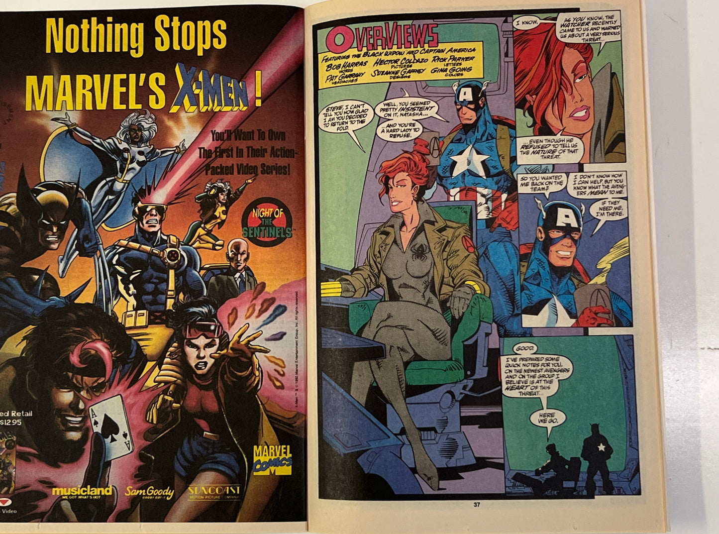 1992 Marvel Comics Avengers 30th Anniversary Foil Covers Lot 360,363,366