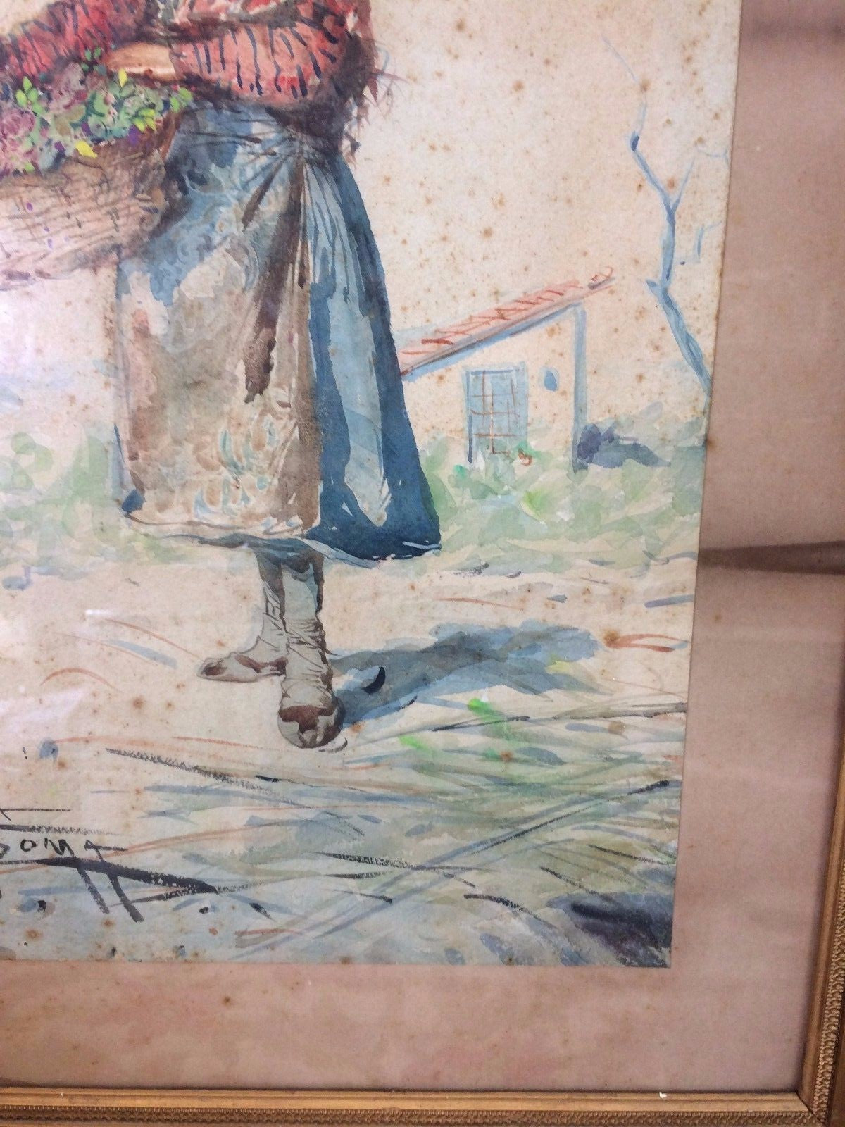 Original Signed Painting by Camillo Gioja Barbera circa 1800's