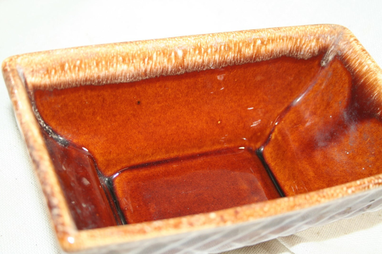 Vintage Brown Shawnee Planter 404 7''