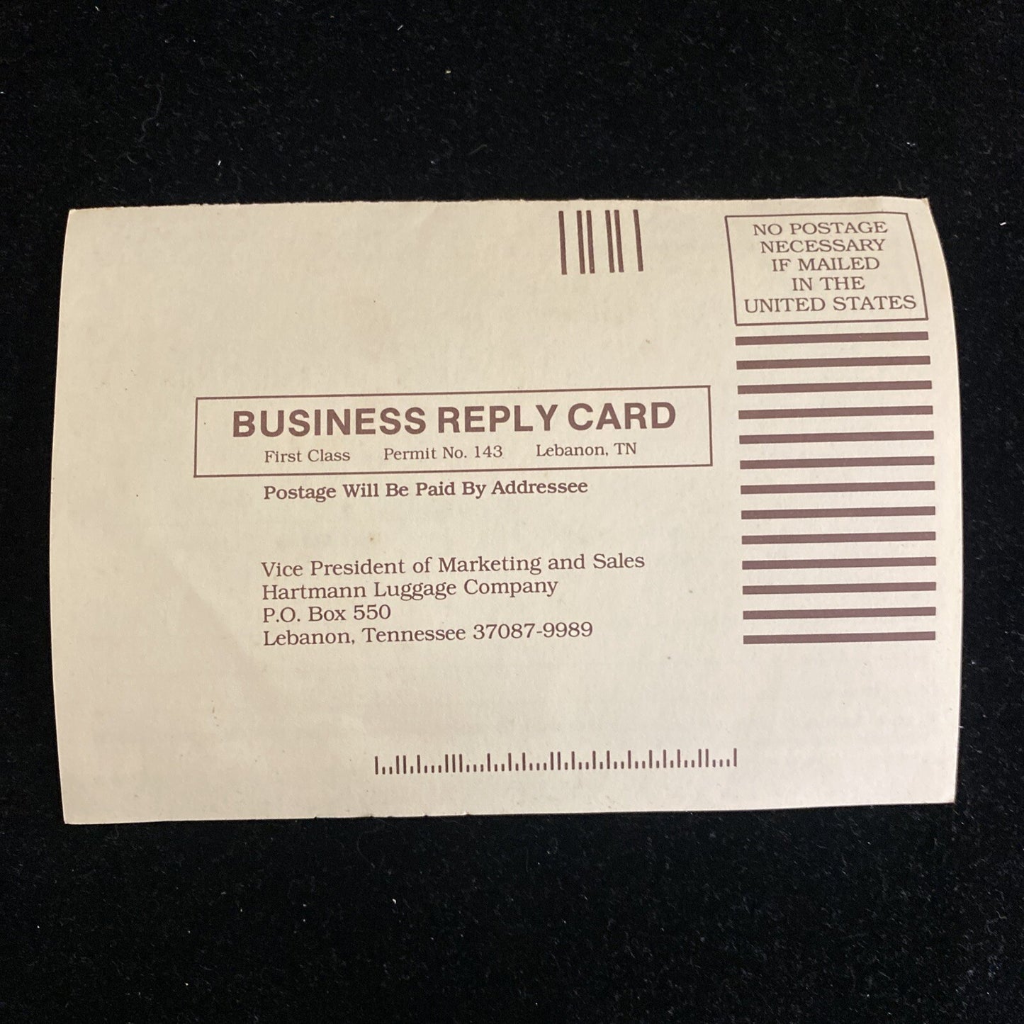 VTG HARTMANN Luggage 4400 BRIEFCASE Combination Tweed Leather