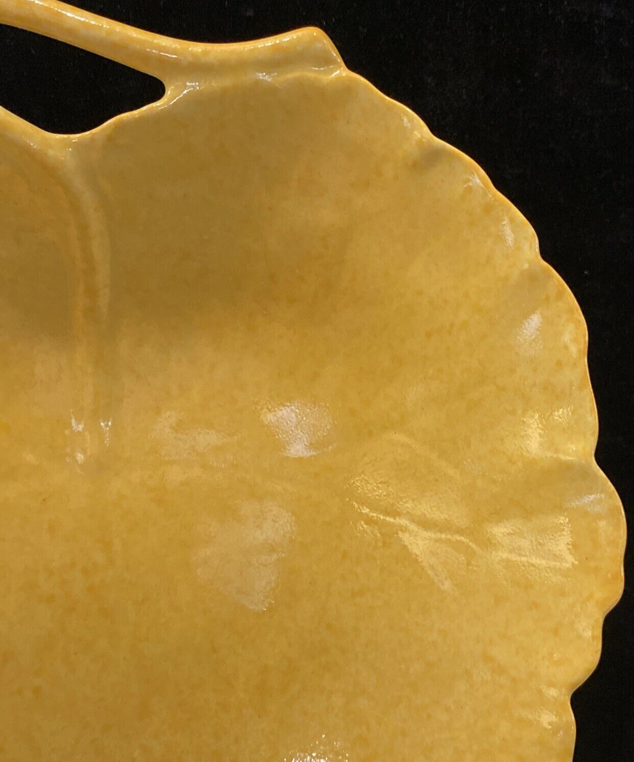 Laure Japy Porcelain Leaf Plate Bowl Set Of 6 Yellow Limoges France