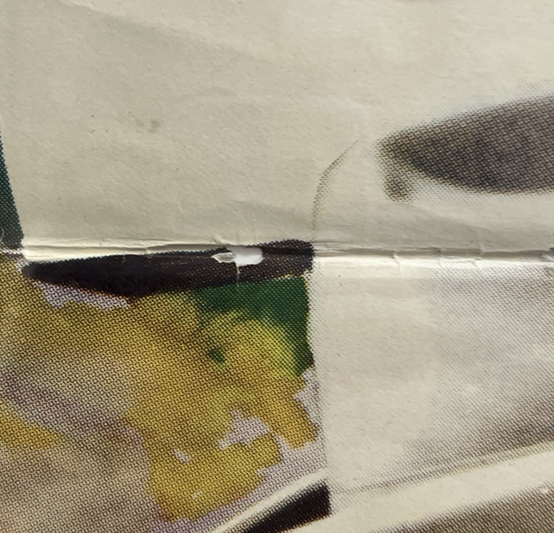 "When a Man Sees Red," w/ Buck Jones Framed Print, Realart Picture, Made in USA