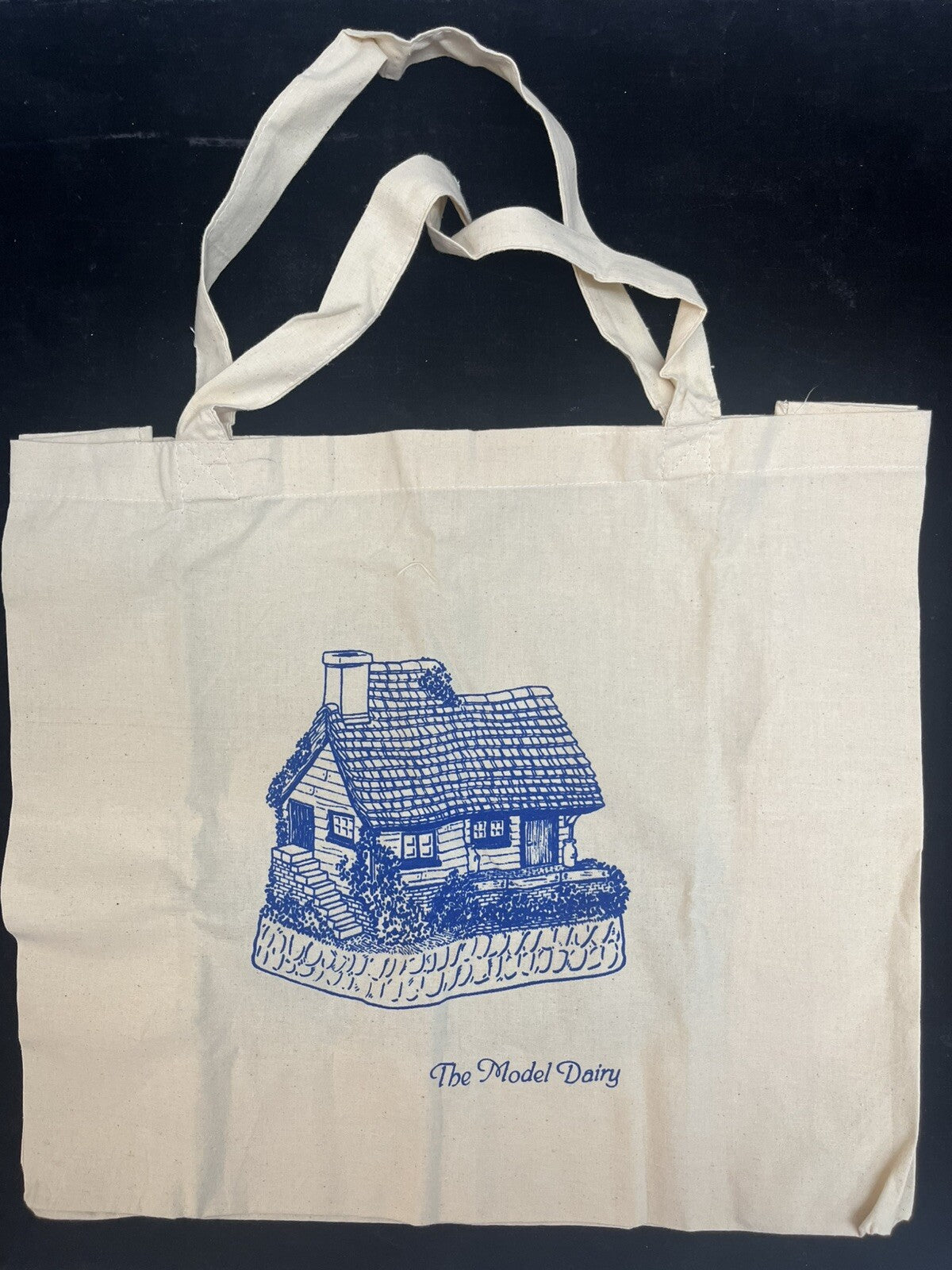 David Winter Cottages THE MODEL DAIRY 1995 in original box w/ COA & Tote Bag