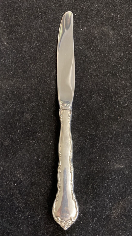 Mignonette by Lunt Sterling Silver 9 1/8" Dinner Knives 10 Avail 74.5g ea