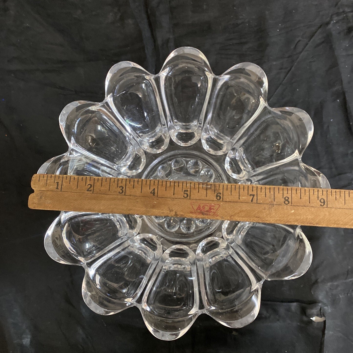 EAPG Flint 7" Petal & Loop Compote 1840 BH298