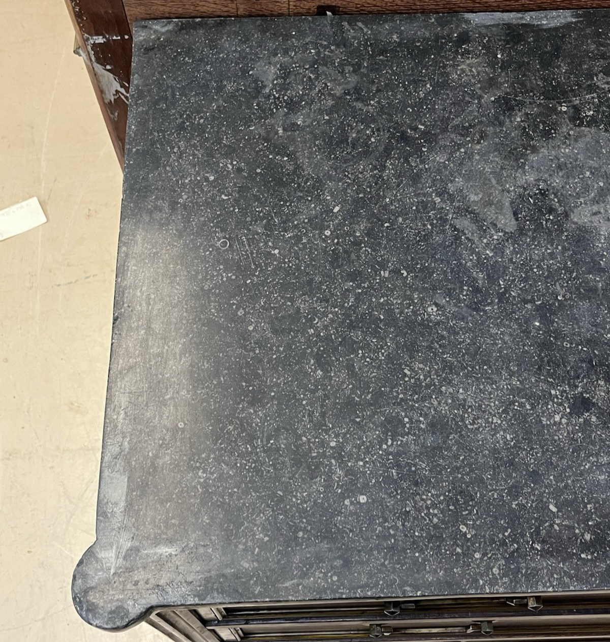 ANTIQUE FRENCH LOUIS XVI MARBLE-TOP FLAME BURL MAHOGANY COMMODE CHEST OF DRAWERS