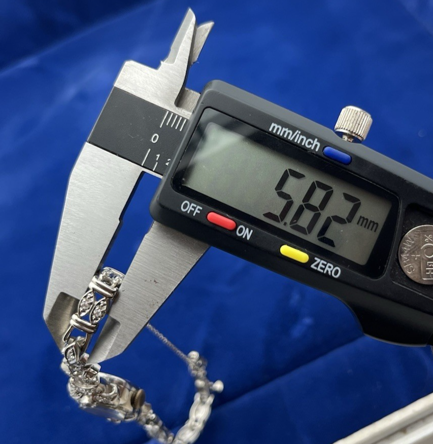 18g Vtg Hamilton Ladies 757 Diamond Watch 14K White Gold 22J Manual Wind Art Dec