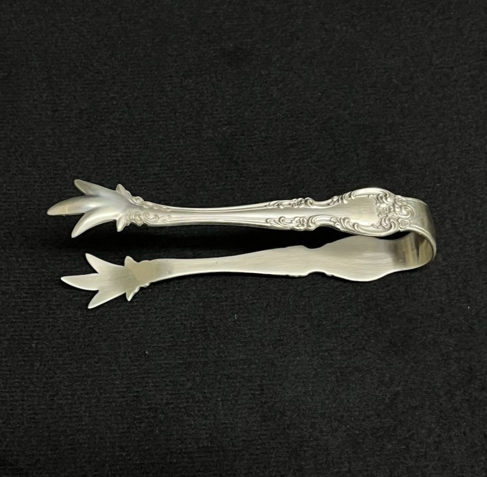 Melrose by Gorham 27.34g Sterling Silver Sugar Tongs 4"