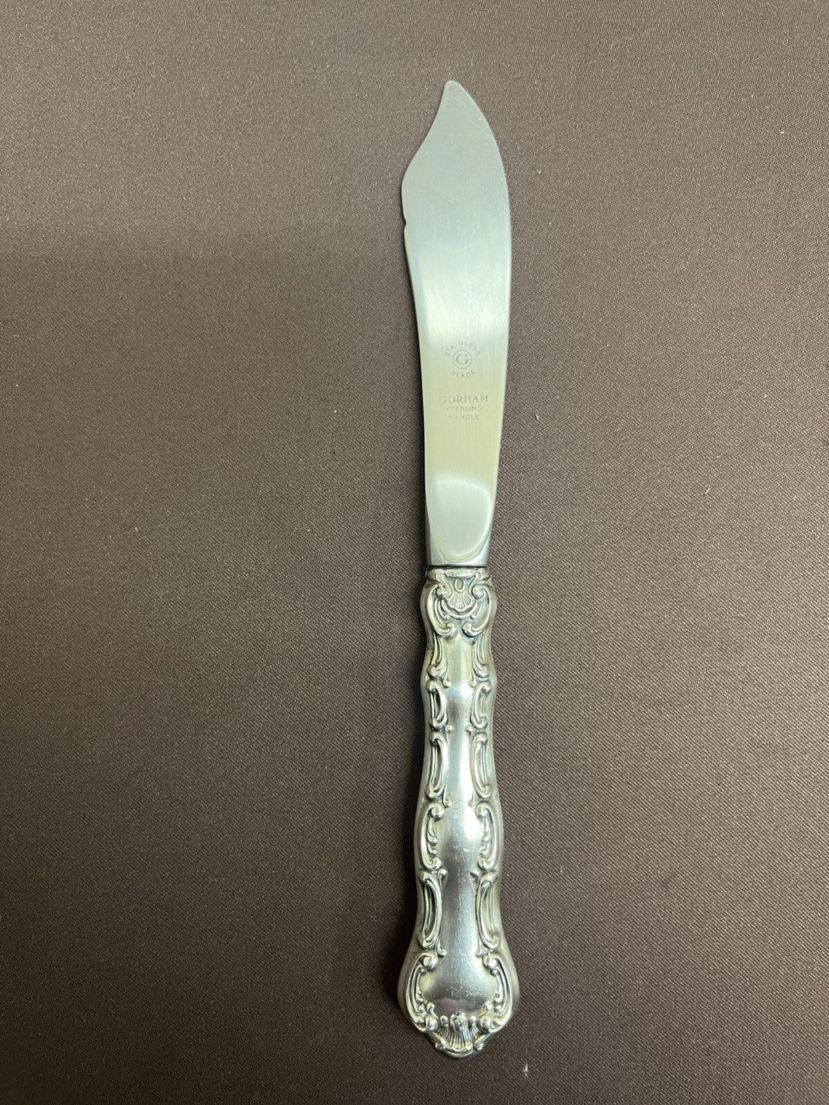 Strasbourg by Gorham 44.6g Sterling Hollow Handle Master Butter Knife 6 5/8"