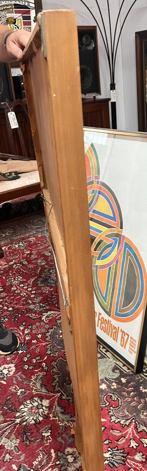 VTG Frank Stella Art 9th New York Film Festival Poster 1971 Lincoln Center BH70