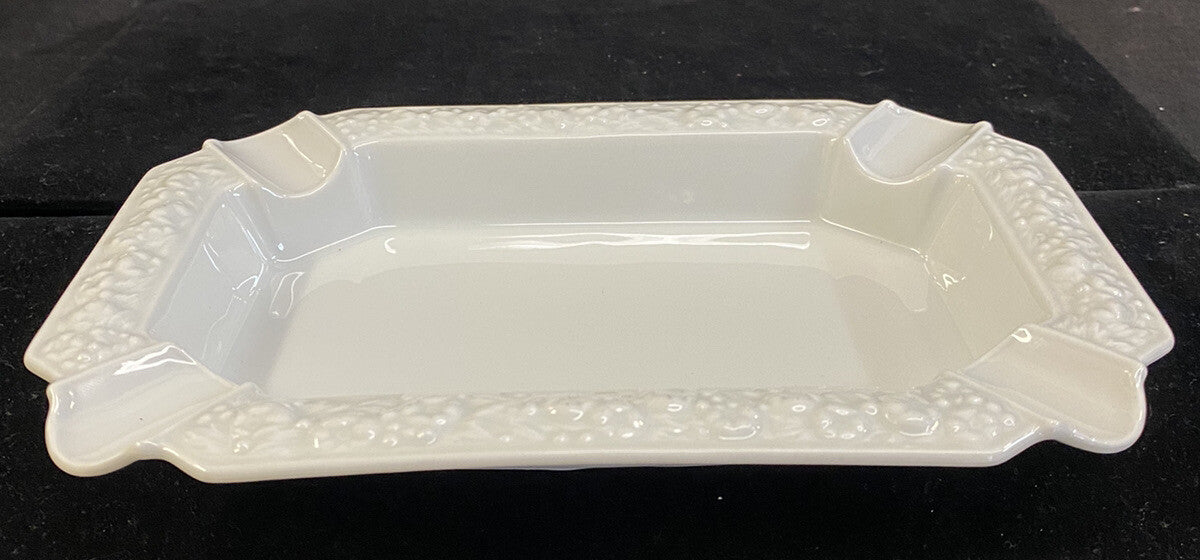 Rosenthal Maria White Classic Rose Set of 3 Stacking Ashtrays