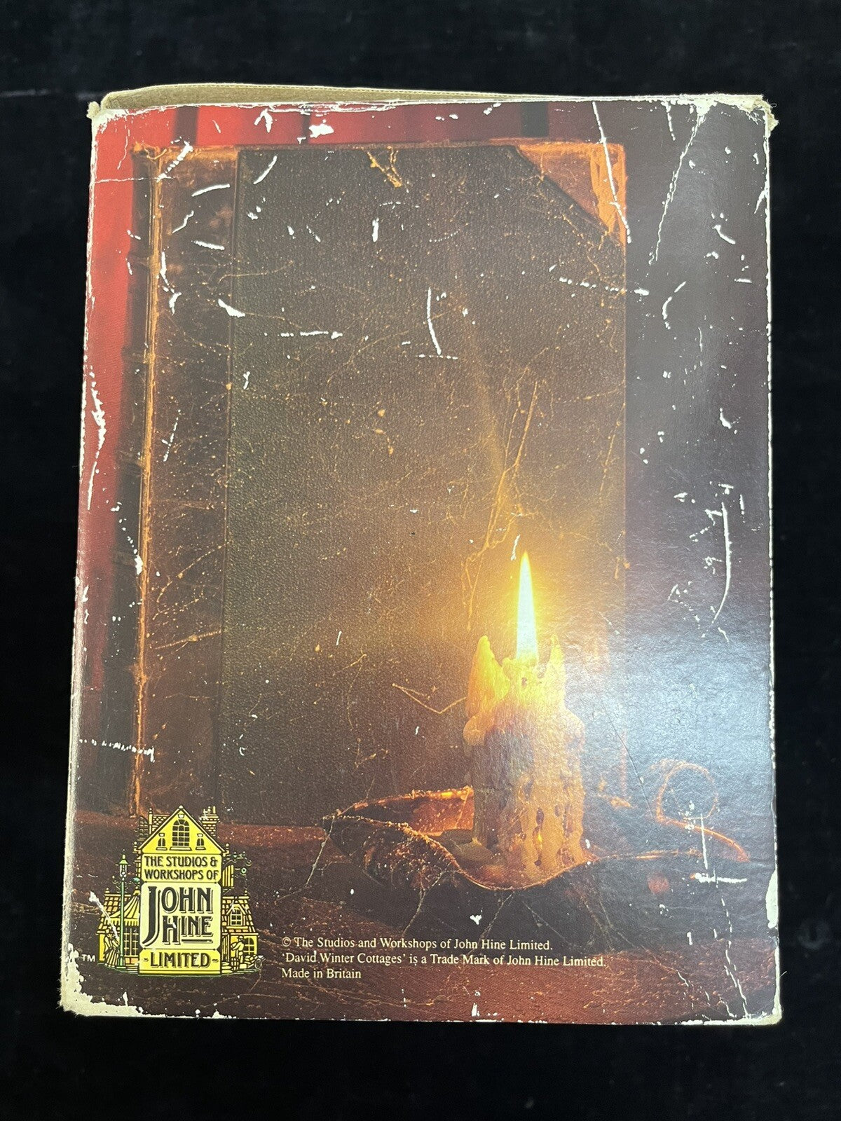 Vintage David Winter Cottage, A Christmas Carol, w/ box, 1989,