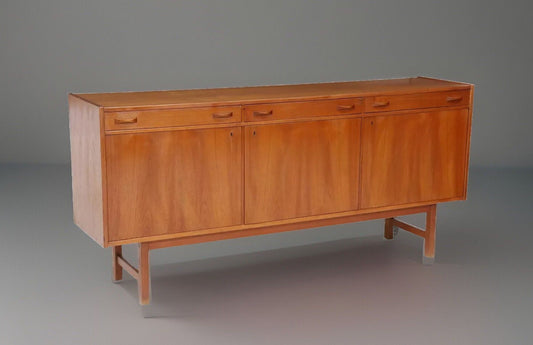 MIDCENTURY MODERN SWEDISH TEAK SIDEBOARD SERVER BUFFET TAGE OLOFSSON ULFERTS 72"
