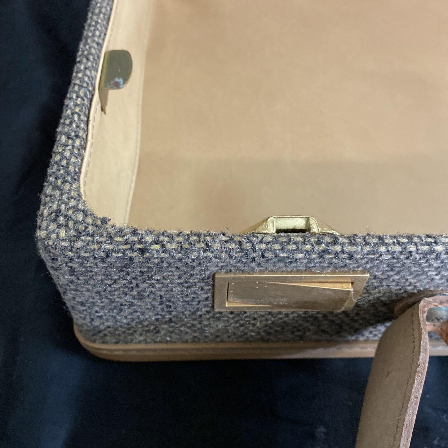 VTG HARTMANN Luggage 4400 BRIEFCASE Combination Tweed Leather