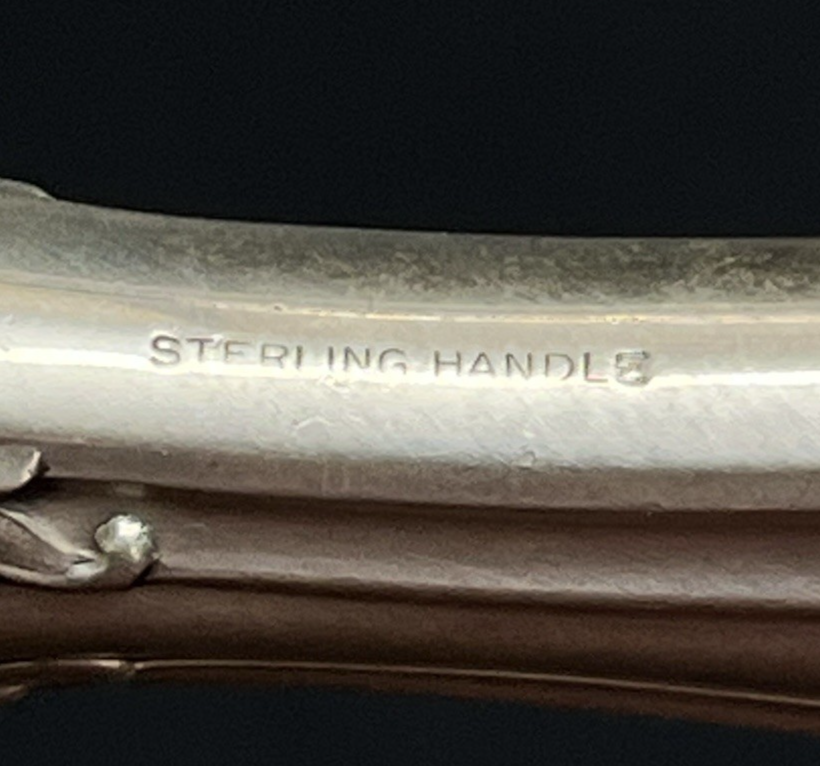 Melrose by Gorham Sterling Silver 2pc Large Roast Carving Set 13.5"/11 1/8"