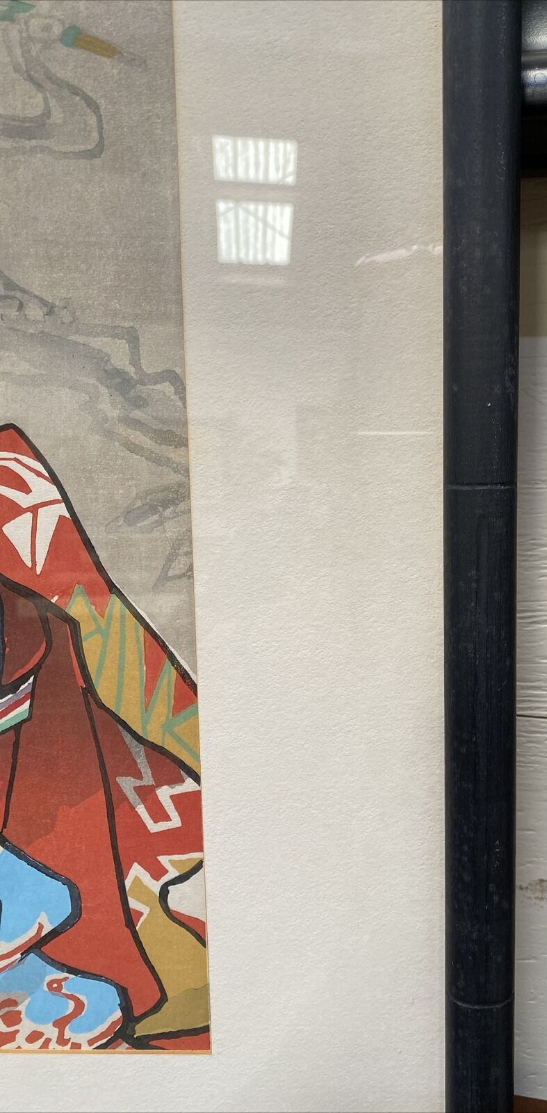 “Maiko” by Eiichi Kotozuka (1906-79) Japanese Geisha Woodblock Lithograph